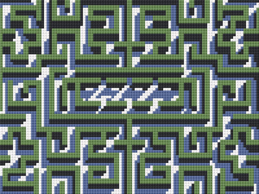 The Shining Maze Cross Stitch Pattern