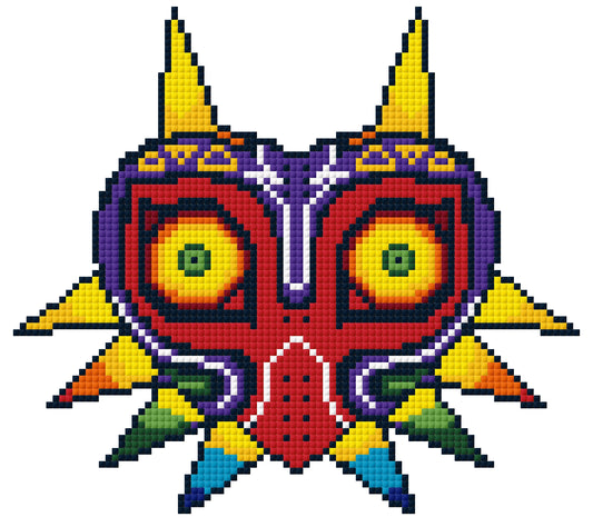 Majoras Mask Cross Stitch Pattern Digital Download