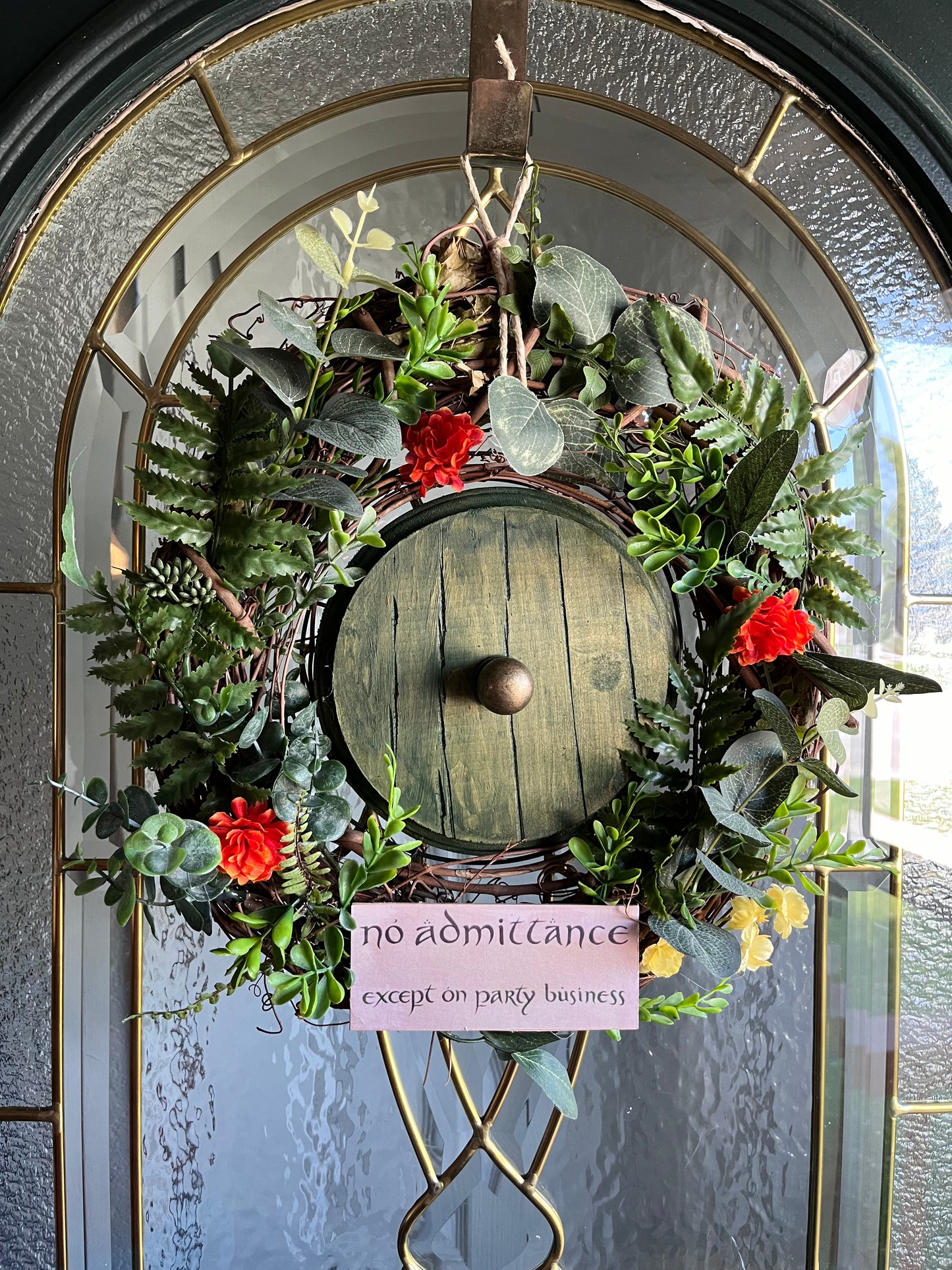 Hobbit Door Wreath