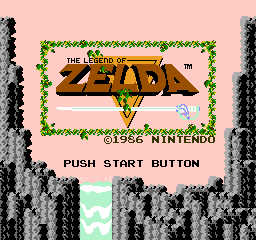 FREE Zelda Title Screen Cross Stitch Pattern